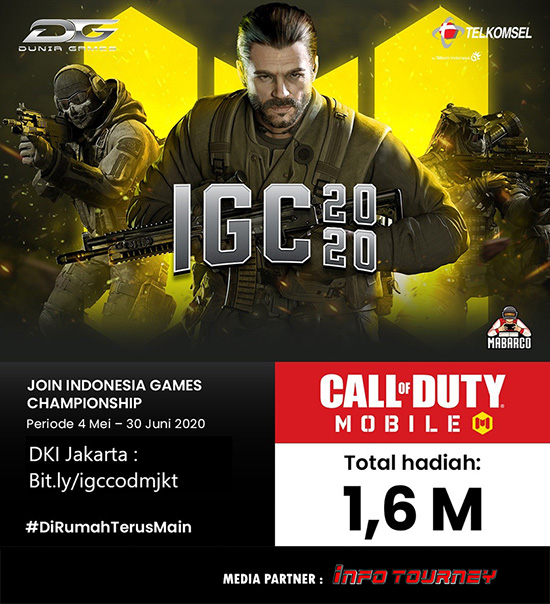 turnamen codm call of duty mobile juli 2020 indonesia games championship 2020 poster
