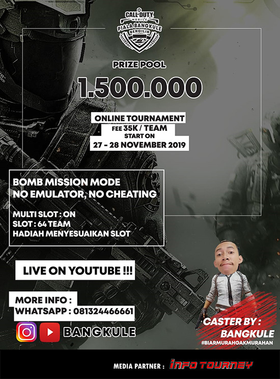 turnamen codm call of duty mobile november 2019 pbb season 1 poster