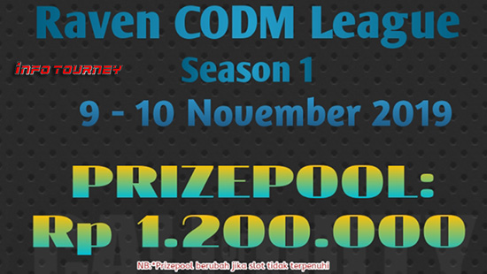 turnamen codm call of duty mobile oktober 2019 raven league season 1 logo