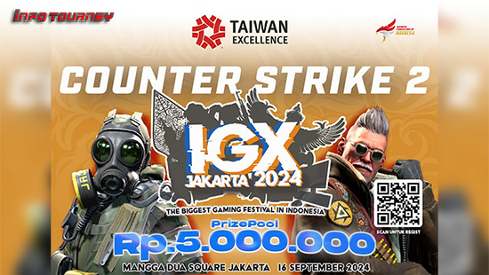 turnamen cs2 counter strike 2 september 2024 igx jakarta 2024 logo