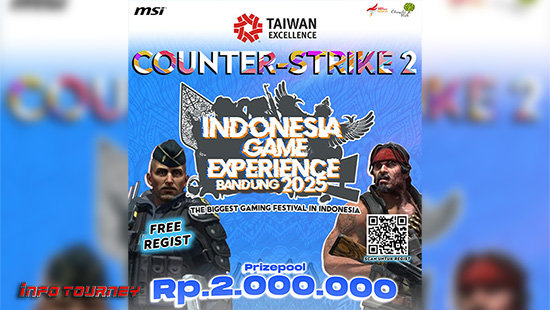 turnamen cs2 counter strike 2 oktober 2025 igx bandung 2025 logo