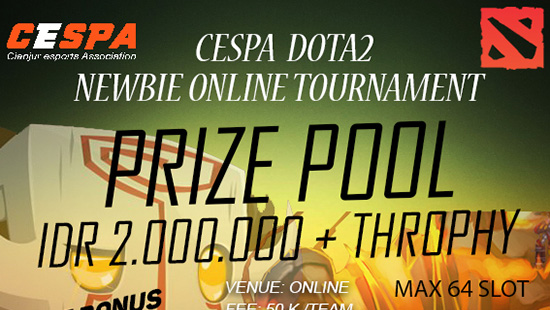turnamen dota2 cespa newbie tournament mei 2018 logo