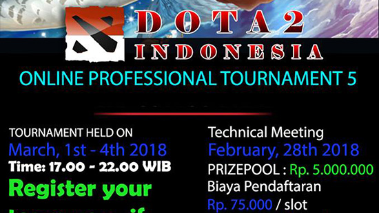 turnamen dota2 dota2 indonesia season 5 maret 2018 logo