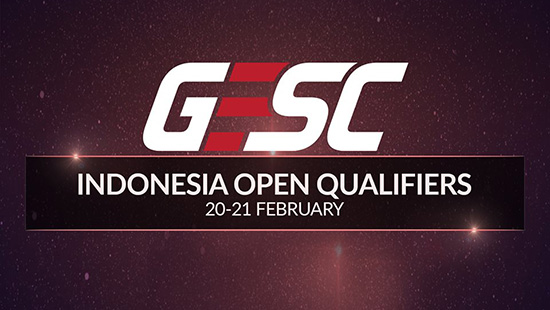 turnamen dota2 gesc indonesia open qualifiers februari 2018 logo