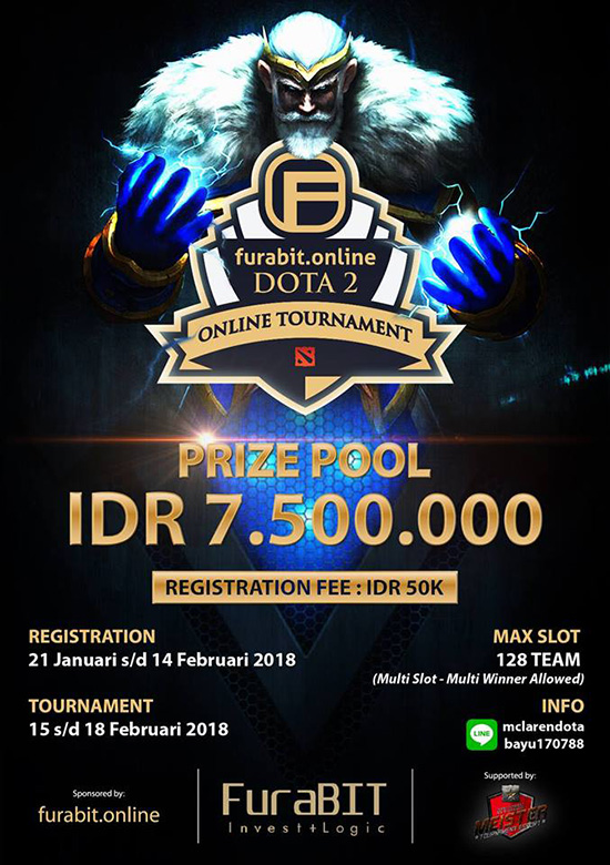 turnamen dota2 furabit online februari 2018 poster