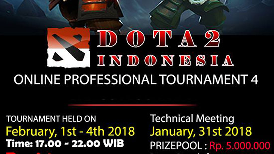 turnamen dota2 indonesia season 4 februari 2018 logo