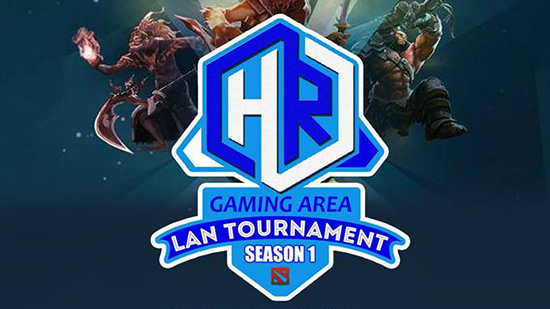 turnamen dota2 hr gaming arena season 1 juli 2018 logo