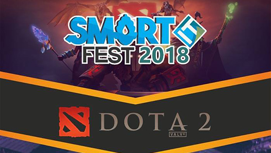 turnamen dota2 smart fest 2018 universitas sebelas november maret 2018 logo