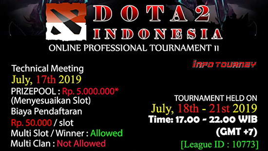 turnamen dota dota2 juli 2019 dota 2 indonesia professional season 11 logo