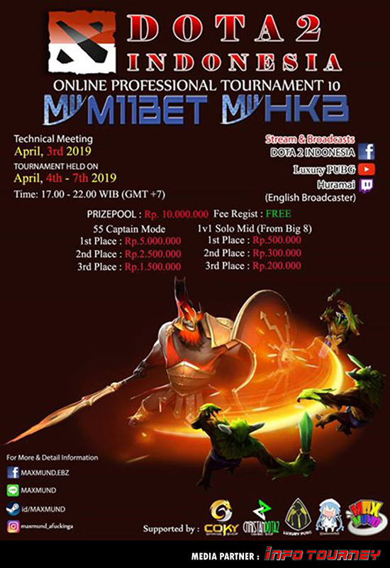 turnamen dota2 dota2 indonesia season 9 april 2019 poster