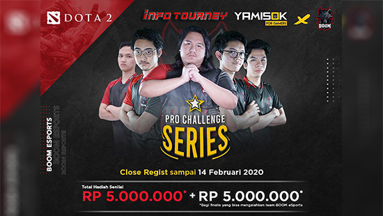 turnamen dota dota2 februari 2020 dota 2 yamisok pro challenge series logo
