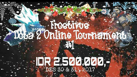 turnamen dota2 frostivus season 1 desember 2017 logo