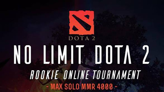 turnamen dota2 no limit desember 2017 logo