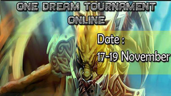 turnamen dota2 onedream november 2017 logo