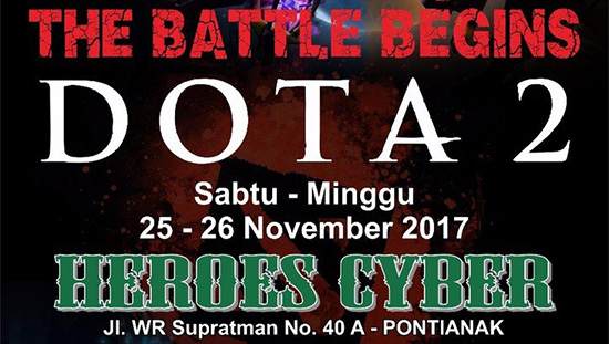 turnamen dota2 the battle begins november 2017 logo
