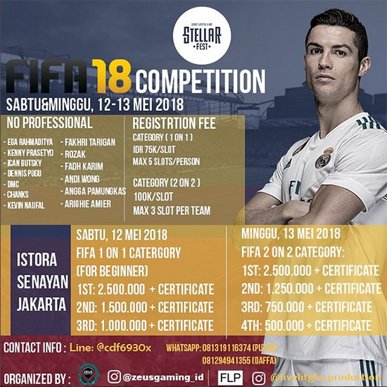 turnamen fifa 18 beginner offline competition mei 2018 poster
