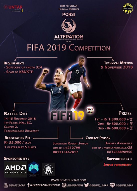 turnamen fifa fifa19 porsi alteration 2018 november 2018 poster