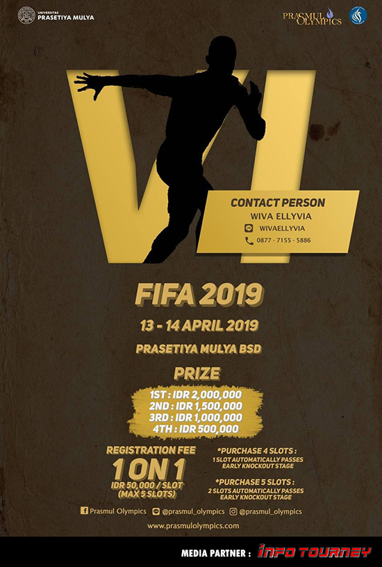 turnamen fifa fifa19 prasmul olympics april 2019 poster