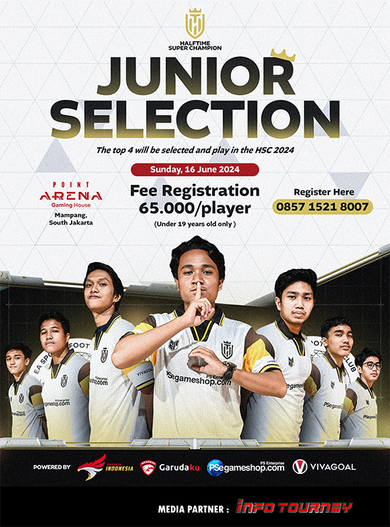 turnamen ea sports fc 24 juni 2024 junior selection poster