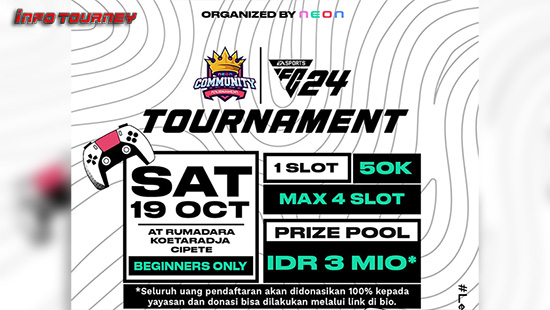 turnamen ea sports fc 24 oktober 2024 neon 1st anniversary logo 1
