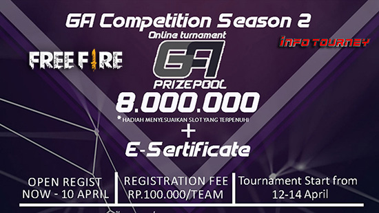 turnamen ff freefire general ambition competition season 2 april 2019 logo