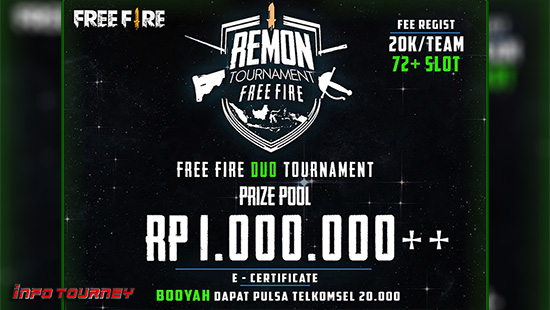 turnamen ff free fire agustus 2020 remon duo season 4 logo
