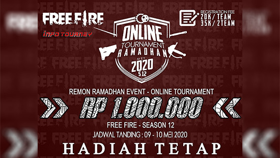 turnamen ff free fire mei 2020 remon ramadhan season 12 logo