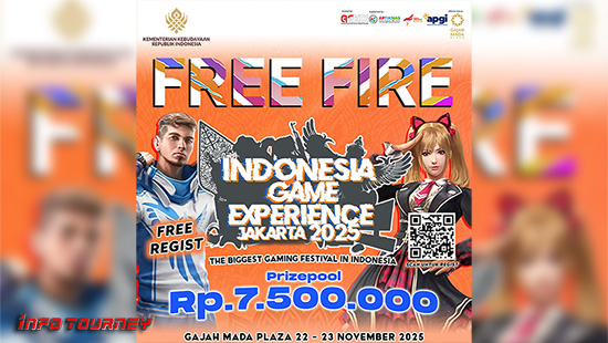 turnamen ff free fire november 2025 igx jakarta 2025 logo