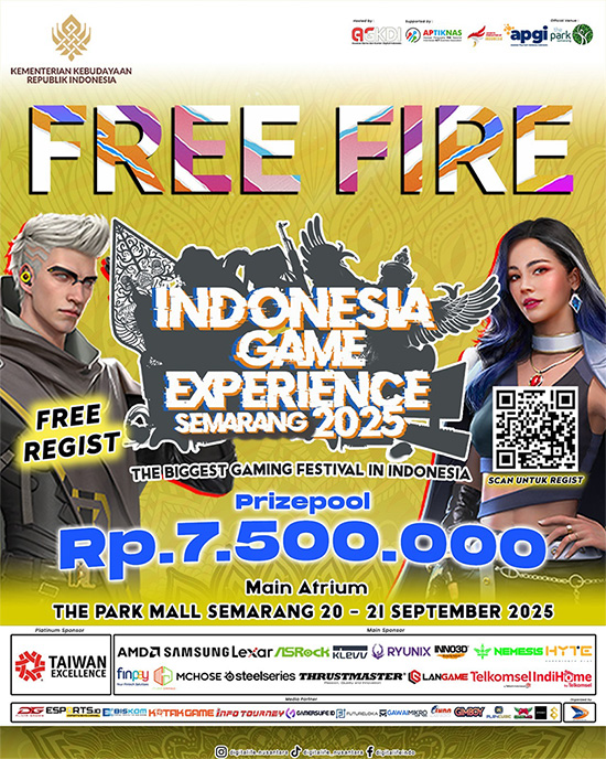 turnamen ff free fire september 2025 igx semarang 2025 poster