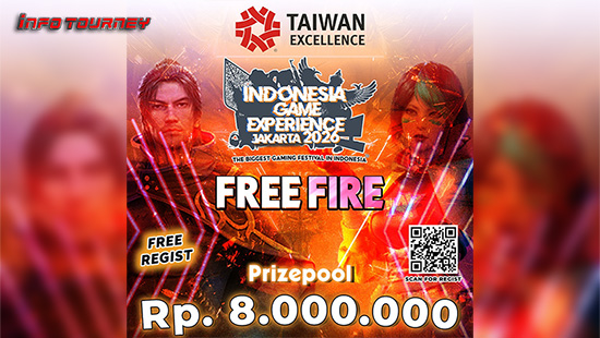 turnamen ff free fire juli 2026 igex jakarta 2026 logo