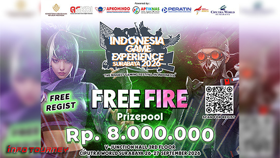 turnamen ff free fire september 2026 igex surabata 2026 logo