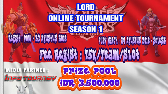 turnamen mobile legends lord tournament season 1 agustus 2018 logo