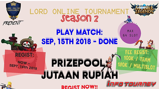 turnamen mobile legends lord tournament season 2 september 2018 logo
