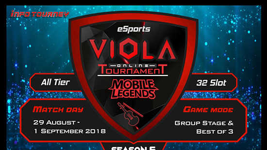 turnamen mobile legends viola esports season 6 agustus 2018 logo