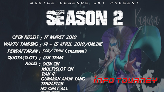 turnamen mobile legends jkt season 2 april 2018 logo