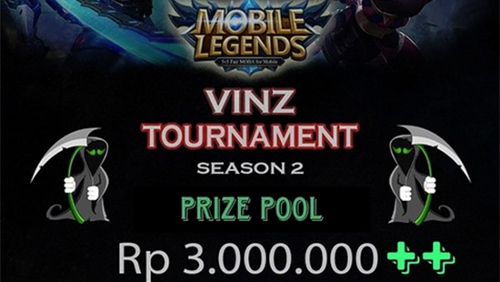 turnamen mobile legends vinz season 2 mei 2018 logo