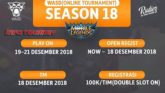 turnamen ml mole mobile legends wasd season 18 desember 2018 logo