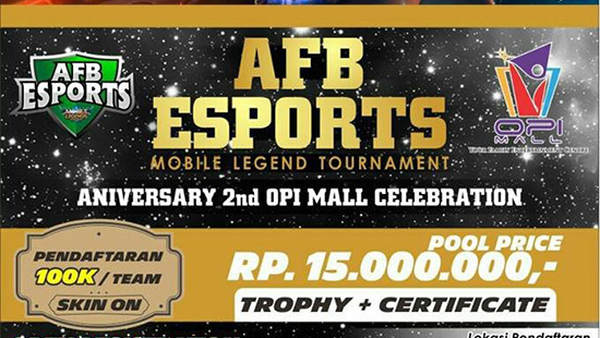 turnamen mobile legends afb esports maret 2018 logo