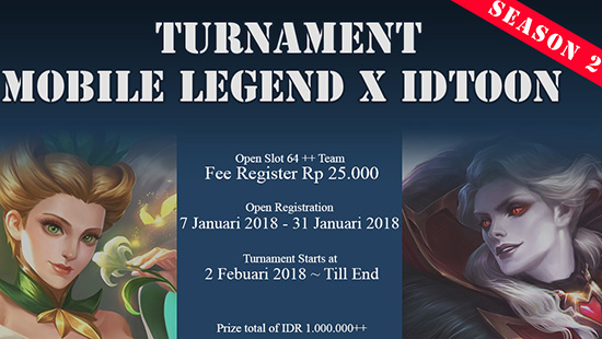turnamen mobile legends idtoon season 2 februari 2018 logo