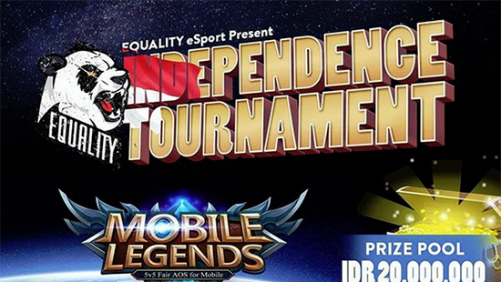 turnamen mobile legends equality esport rookie independence day agustus 2018 logo
