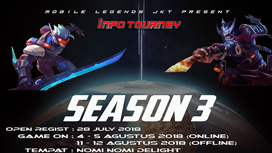 turnamen mobile legends jkt season 3 agustus 2018 logo