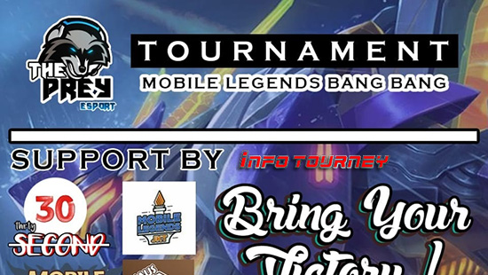 turnamen mobile legends theprey esport season 1 agustus 2018 logo