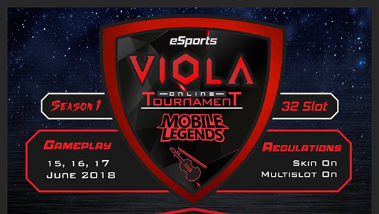 turnamen mobile legends viola esports season1 juni 2018 logo