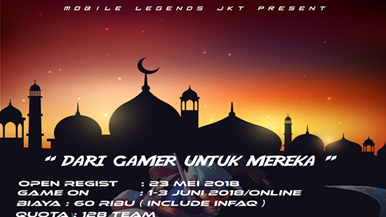 turnamen mobile legends dari gamer untuk mereka juni 2018 logo