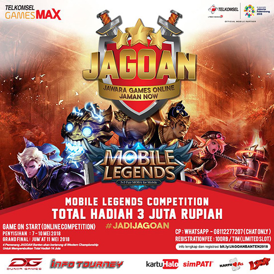 turnamen mobile legends jagoan western championships 2018 poster