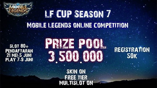 turnamen mobile legends lf cup season 7 juni 2018 logo