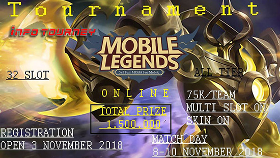 turnamen ml mole mobile legends gamepad esports november 2018 logo