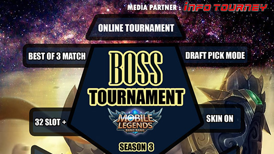 turnamen ml mole mobile legends boss tournament season 3 oktober 2018 logo