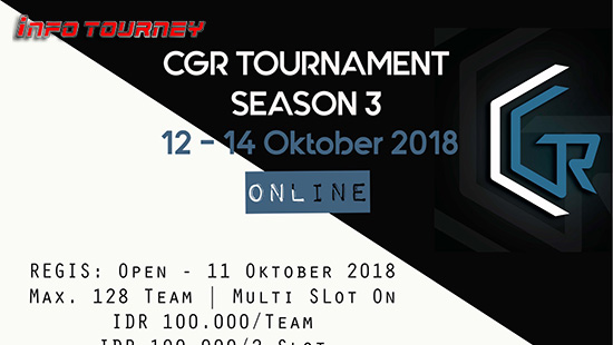 turnamen ml mole mobile legends cgr tournament season 3 oktober 2018 logo