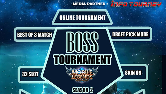 turnamen mobile legends boss tournament season 2 september 2018 logo
